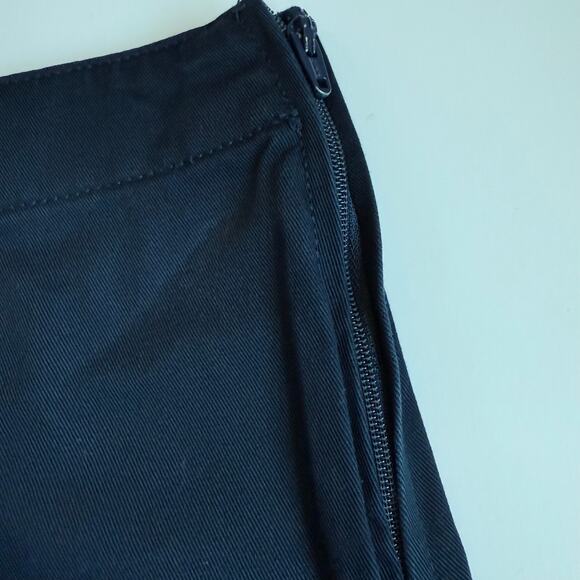 Lands End Girls Navy Blue Chino Skort 7 - Picture 6 of 9